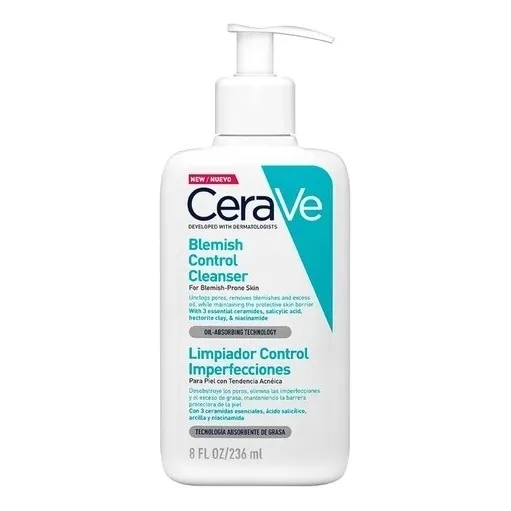 Cerave Limpiador Control De Manchas 236ml