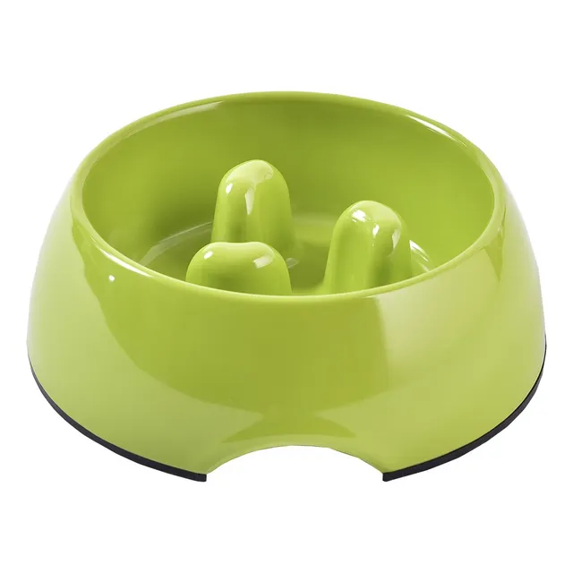 Plato Anti-ahogo Para Perro Mascan Xl Color Verde