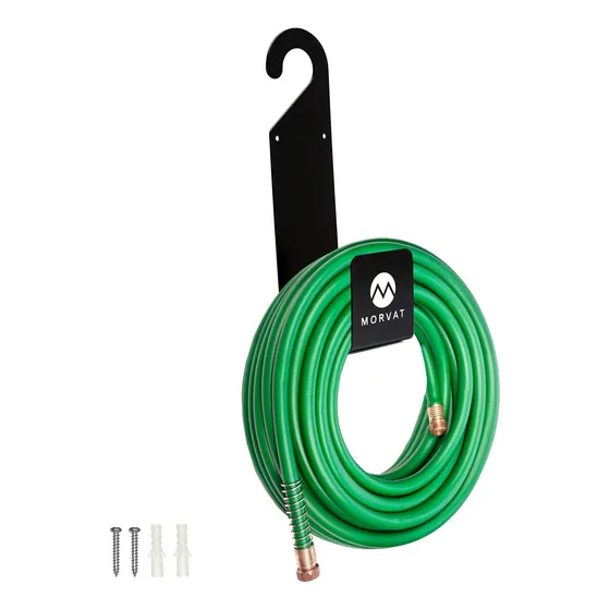 Morvat Gancho Metal Alta Calidad Para Manguera Jardin Agua