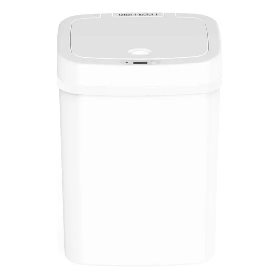 Basurero De Pañales Bebe Automatico Sensor Hermetico 16 Lts Color Blanco