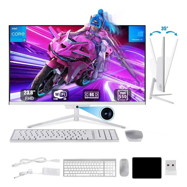 Pc De Escritorio Todo En Uno De 23.8'' 8g+256g Nuevo