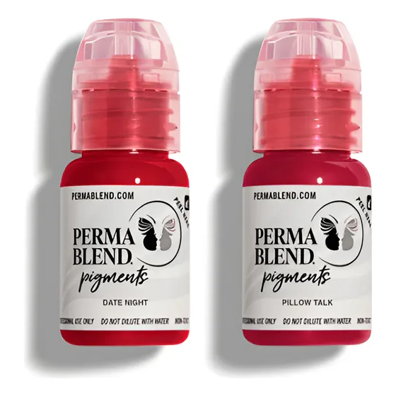 Set X 2 Pigmentos Permablend Micropigmentacion Labios Berry