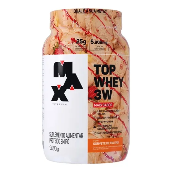 Max Titanium Top Whey 3w 900gr