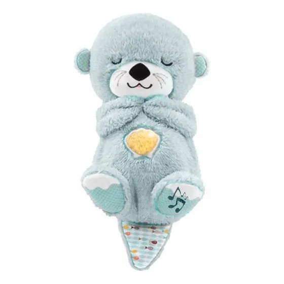 Peluche Nutria Hora De Dormir Con Respiración - Celeste