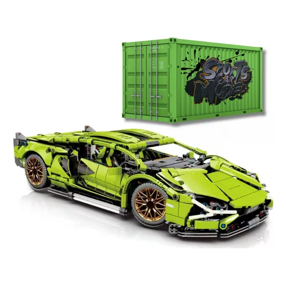 Set Construcción Automóvil Lamborghini Sian Fkp Estilo Lego