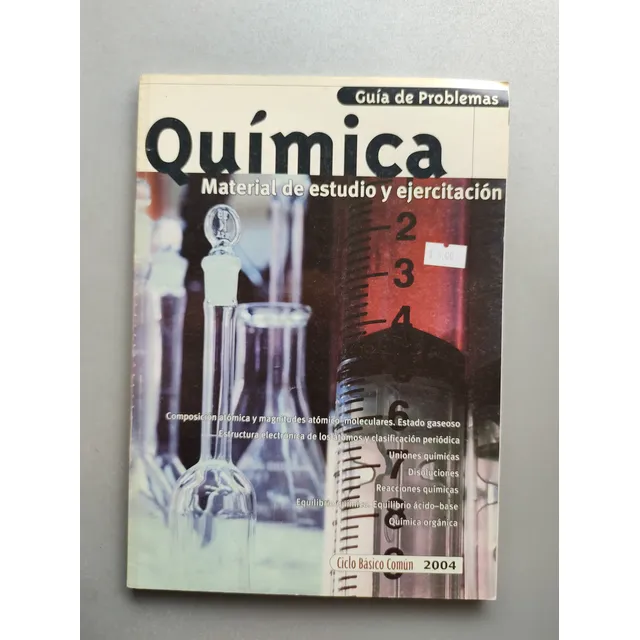 Guía De Problemas, Química Material De Estudio Y Ejercitació