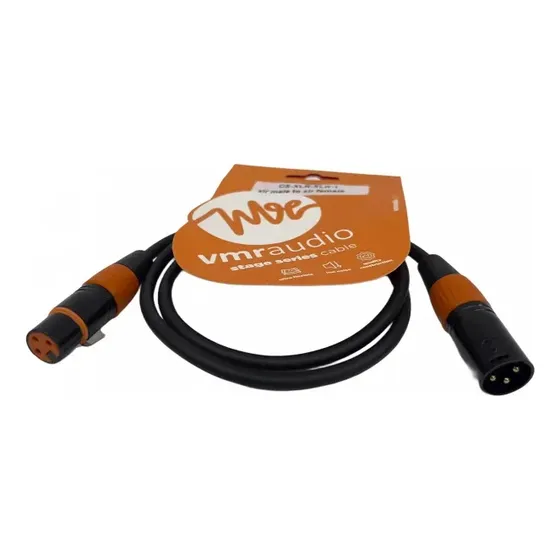 Cable Xlr Macho A Xlr Hembra 1 Metro