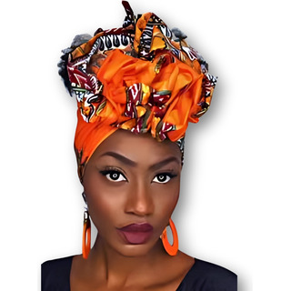Turbante Afro Aramado Com Tecido Africano Para Cabelo Turbante Afro Aramado Com Tecido Africano Para Cabelo