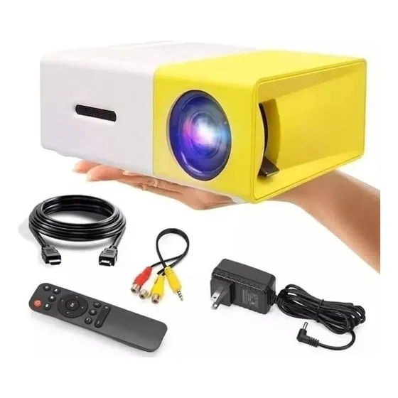 Proyector Led Yg300 Portable Minibeam Imagen Video Peliculas