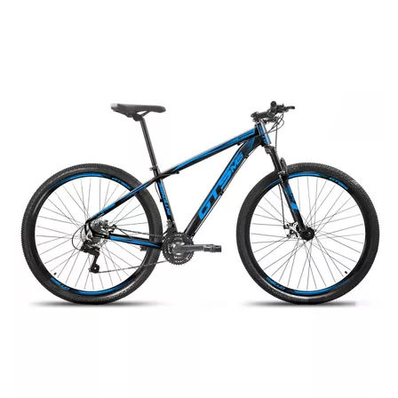 Bicicleta Bike Aro 29 Mtb Freio Disco 21v Gts Pro M5 Intense Cor Preto/Azul Tamanho do quadro 21 "