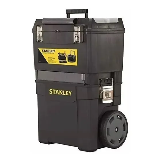 Carro Porta Herramientas Stanley Desmontable. Color Negro