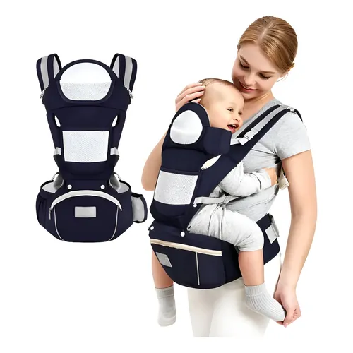 Canguru Ergobaby Omni 360 Cool Air Mesh + Pochete Cor Omni 360