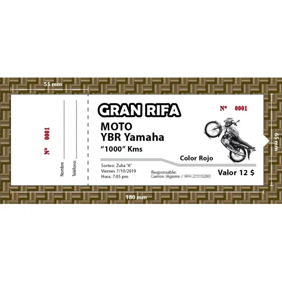 Rifas Personalizadas / Triple (000-999)