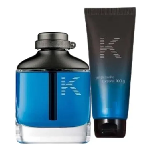 Kit Kaiak K Perfume Masculino 100ml + Gel Baño Corporal