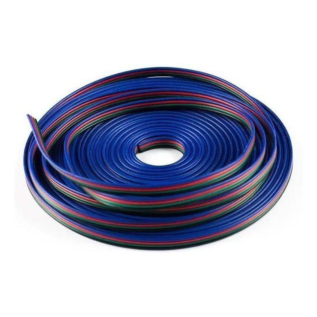Cable 4 Hilos 22awg Ideal Para Cintas Tiras Led Rgb 2 Metros