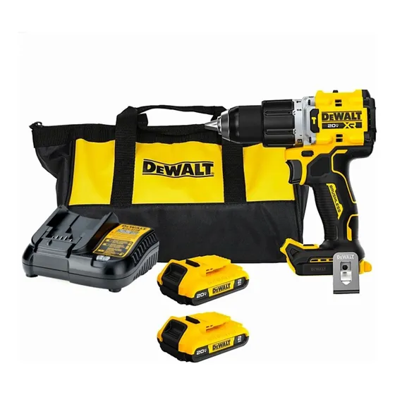 Kit Taladro Percutor 1/2 20v Xr Dewalt Dcd806d2-b2
