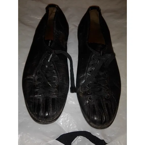 Zapatos Antiguos Bowling N.39 Frazzini Sport Caballeros Usad