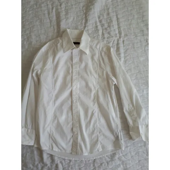 Elegante Camisa Italiana Para Niños. Talla S. Usada Dos Vece
