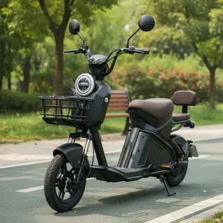 Scooter Moto Bike Eletrica 1000w Baw Bateria 60v 20ah 32km/h Preto 60v