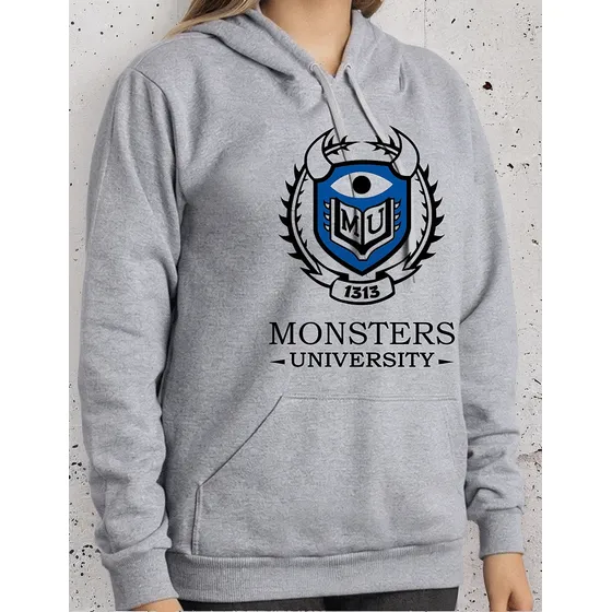 Blusa De Frio Monsters University Moletom Faculdade