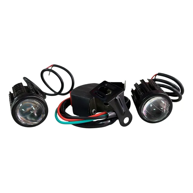 Mini Lupas Led Para Moto 2 Colores