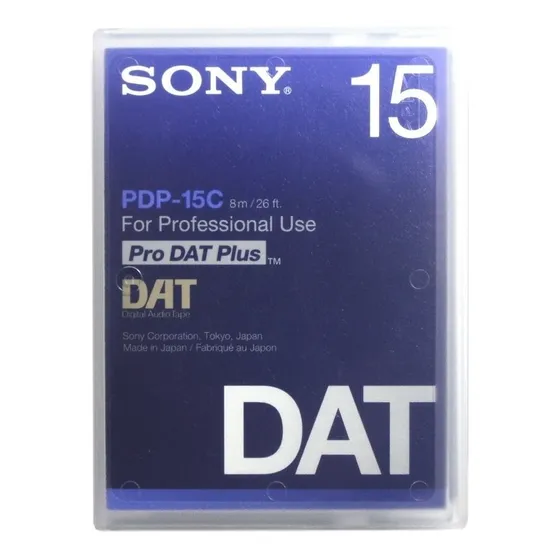 Fita De Audio Digital Sony Pdp-15c Fita Dat 15 Minutos