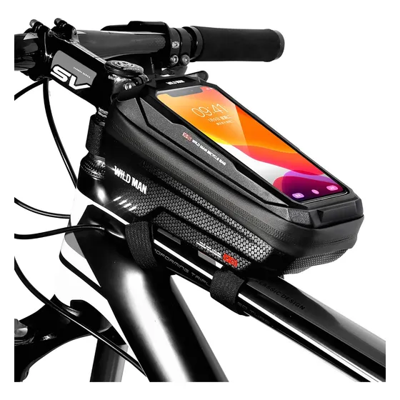 Bolso Alforja Bicicleta Porta Celular Táctil Impermeable