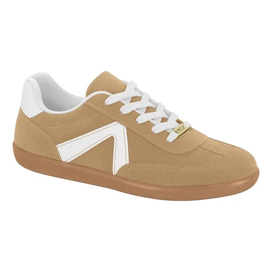 Tênis Básico Feminino Baixinho Macio Vizzano Recortes Casual