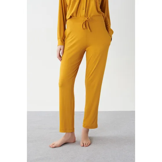 Pantalón Pijama Pierna Angosta Elástico Mujer Desiderata
