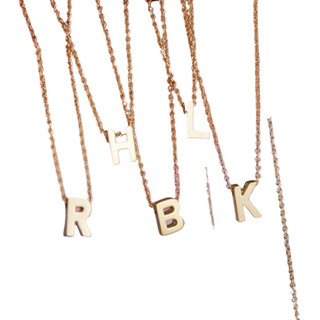 Colgante Simple De Letra En Forma De Corazón Para Mujer, Cue Colgante Simple De Letra En Forma De Corazón Para Mujer, Cue