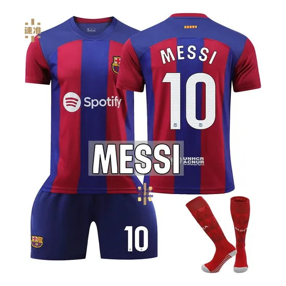 Macy 10 With Socks - Barcelona Home Jersey 9 Lewandowski