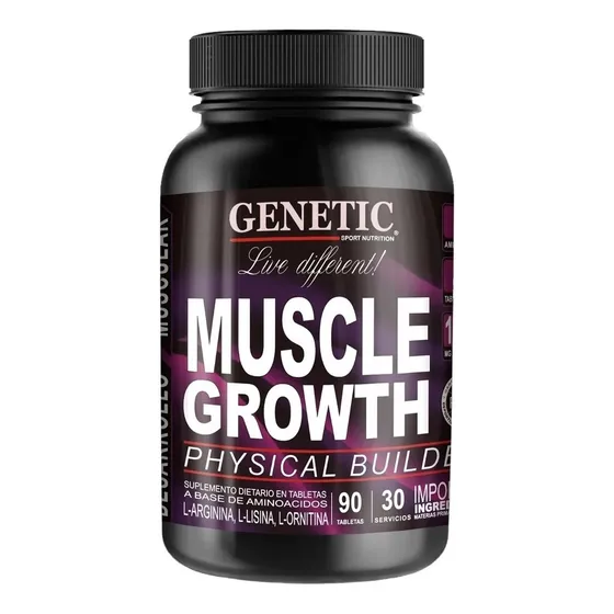 Amino Muscle Growth Arginina + Lisina + Ornitina - Genetic