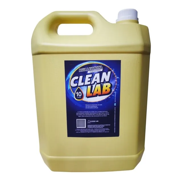Lavandina Concentrada X 10 Lts 55 Gr Fabrica Clean Lab