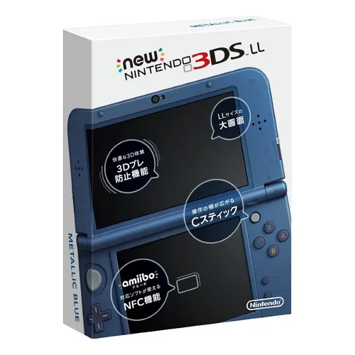 Nintendo 3DS New 2DS LL Standard cor preto y azul-turquesa