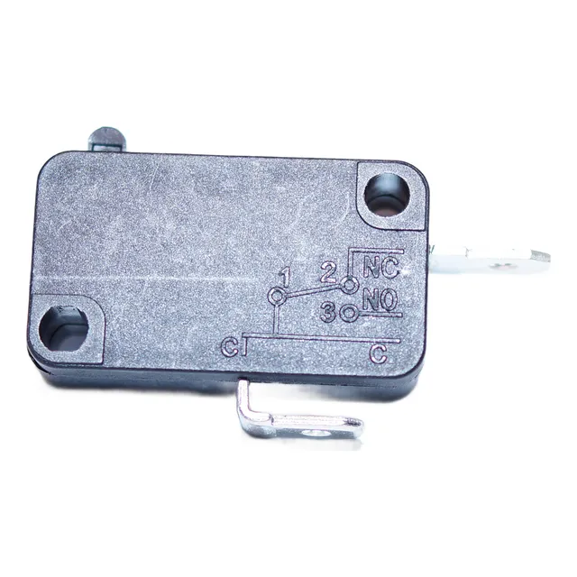 Interruptor, Microswitch, Normalmente Cerrado, 250v 16a