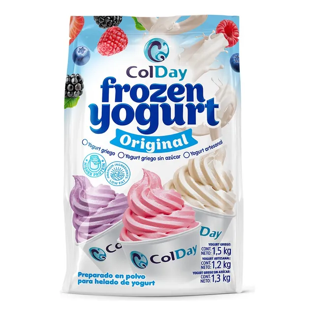 Base Para Helado De Yogurt Griego Sin Azúcar Stevia - Colday