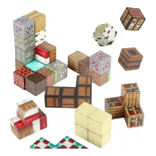 Jmjm Ll/ Bloques Magnéticos De Minecraft De 100 Piezas. . | MercadoLibre