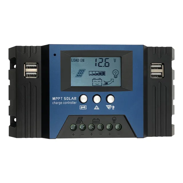 Controlador De Carga Solar Mppt De 30 A, 12/24 V, Enfoque Au
