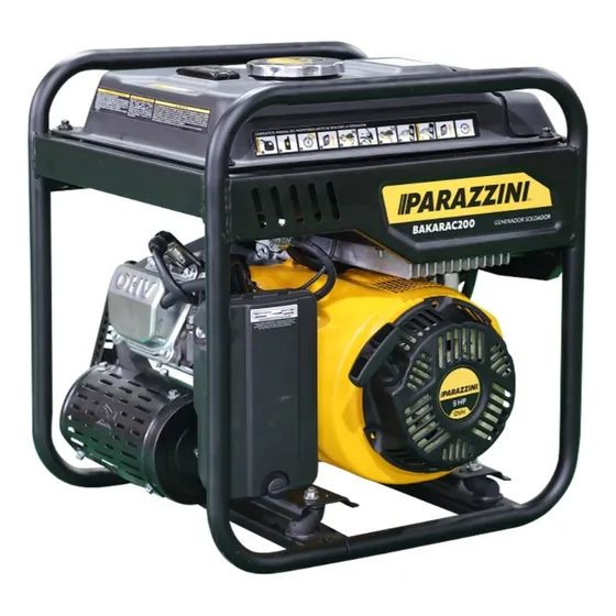 Generador Soldador Parazzini BAKARAC200 9 Hp 200a 120v 40/150a 60hz