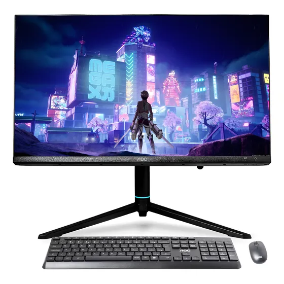 Computador Aoc All In One Pc 23.8pol 8gb Ssd 256gb Completo