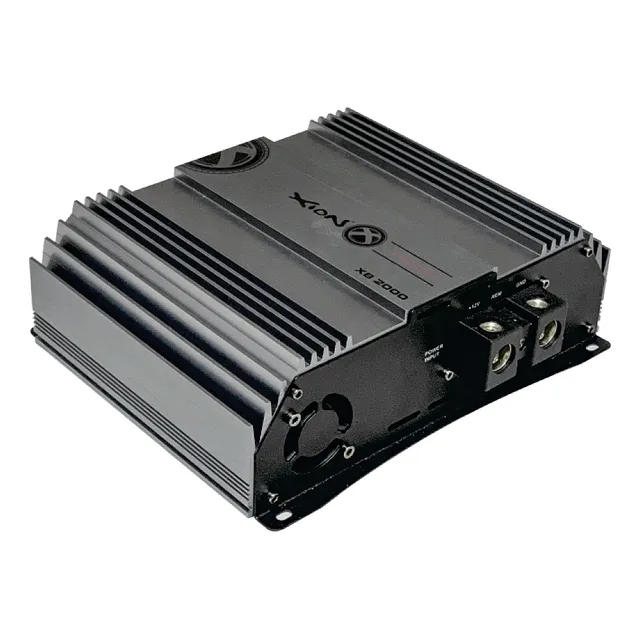 Xion Xb 2000.1d Amplificador Clase D 2000w Rms 1 Ohm 1 Canal Color Negro