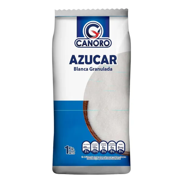 Azucar Blanca Granulada 1 Kg Canoro