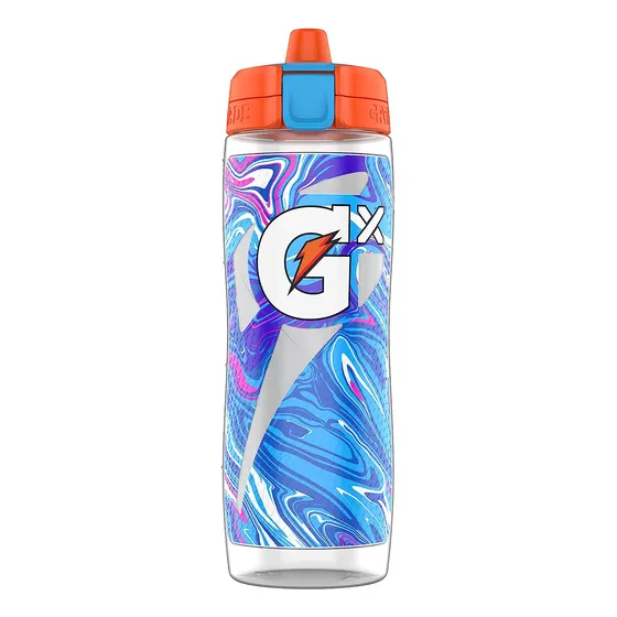 Botella P/ Deporte Gatorade Mármol Azul Capacidad De 887 Ml