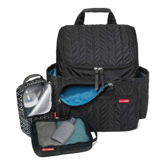 Mochila Maternal Forma Unisex Negro Skip Hop - Mvd Kids