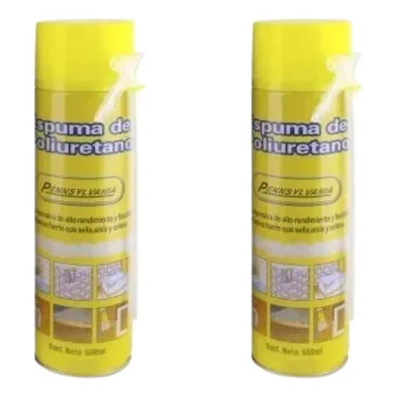 2 X 1 Espuma De Poliuretano Expansible Pennsylvania 500 Ml !