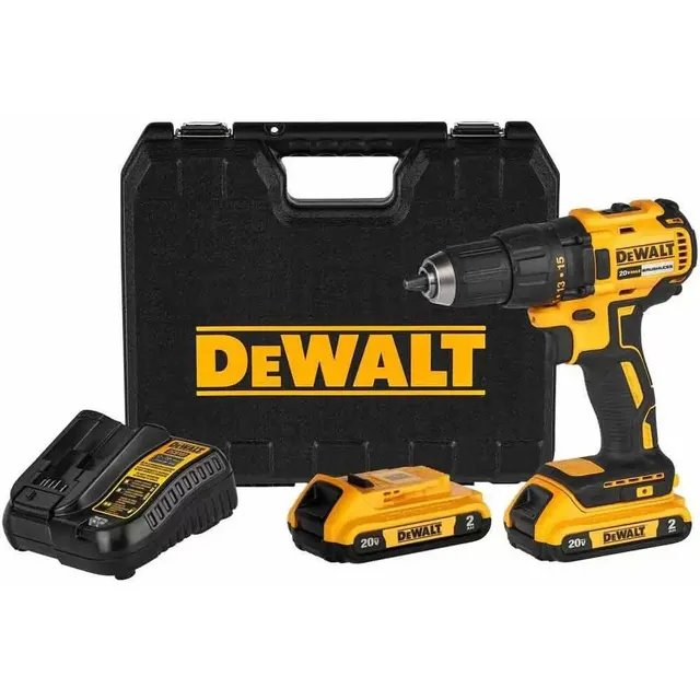 Taladro Atornillador 20v + 2 Bat Brushless Dewalt Dcd7771d2