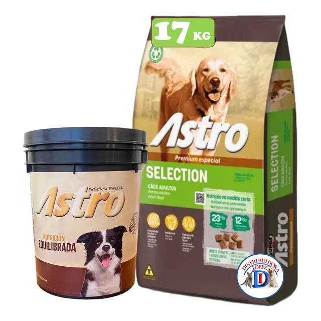 Astro Selection Adulto 17kg + Contenedor