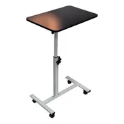 Mesa Plegable Reclinable Altura Ajustable Con Ruedas Negro