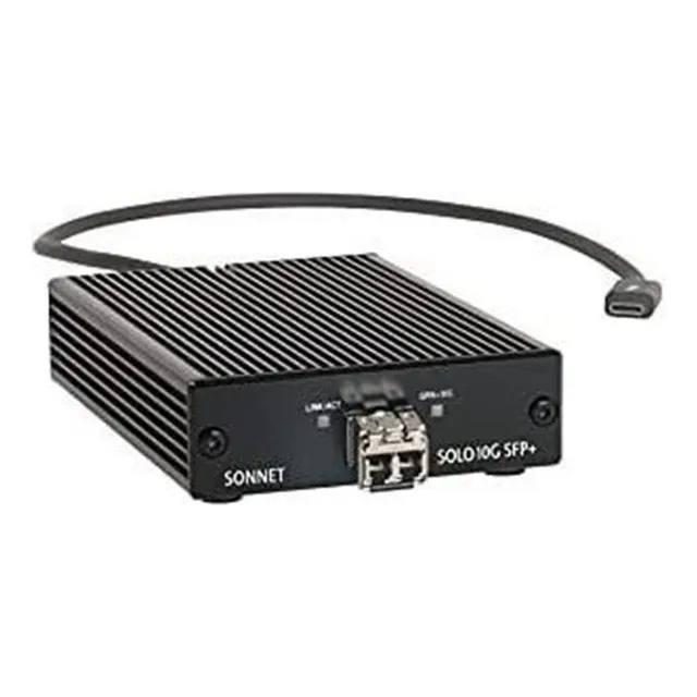 Sonnet Solo 10g Thunderbolt 3 A Sfp 10 Gigabit Ethernet Ada