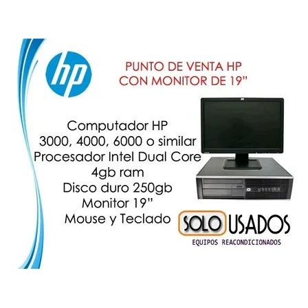 Computador Para Punto De Venta, Con Monitor De 19 Pulgadas